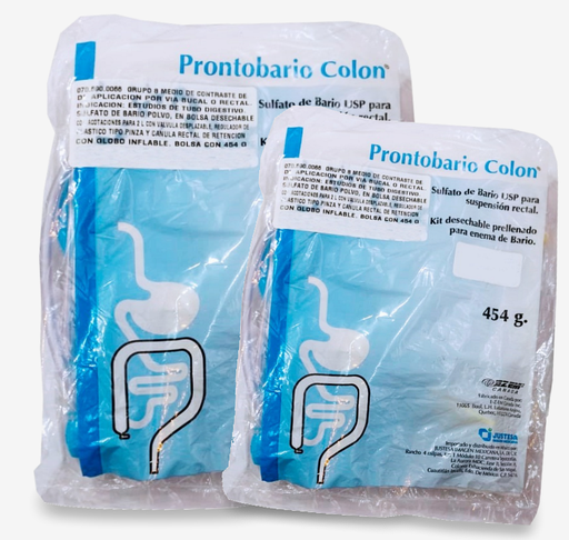 [PB CL 454GR] Prontobario Colon + Cánula Bolsa 454 Gr.