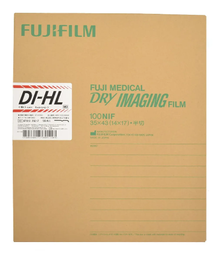 [DI HL 14X17] Fujifilm Placa de 14" x 17" Laser DI HL Caja 100 H.